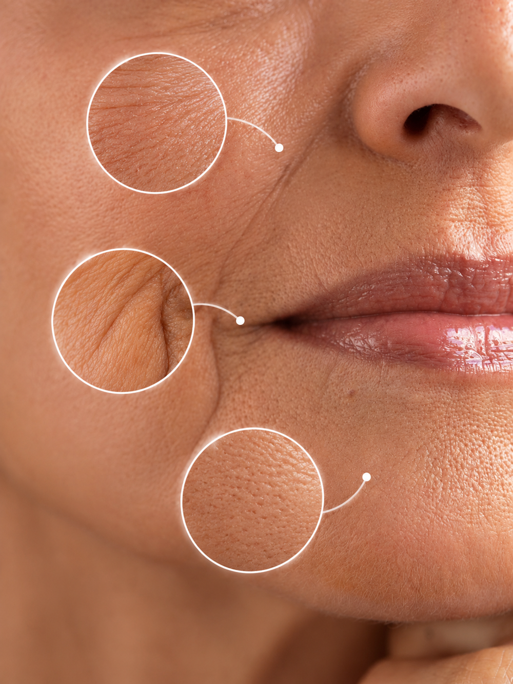 Ageing skin