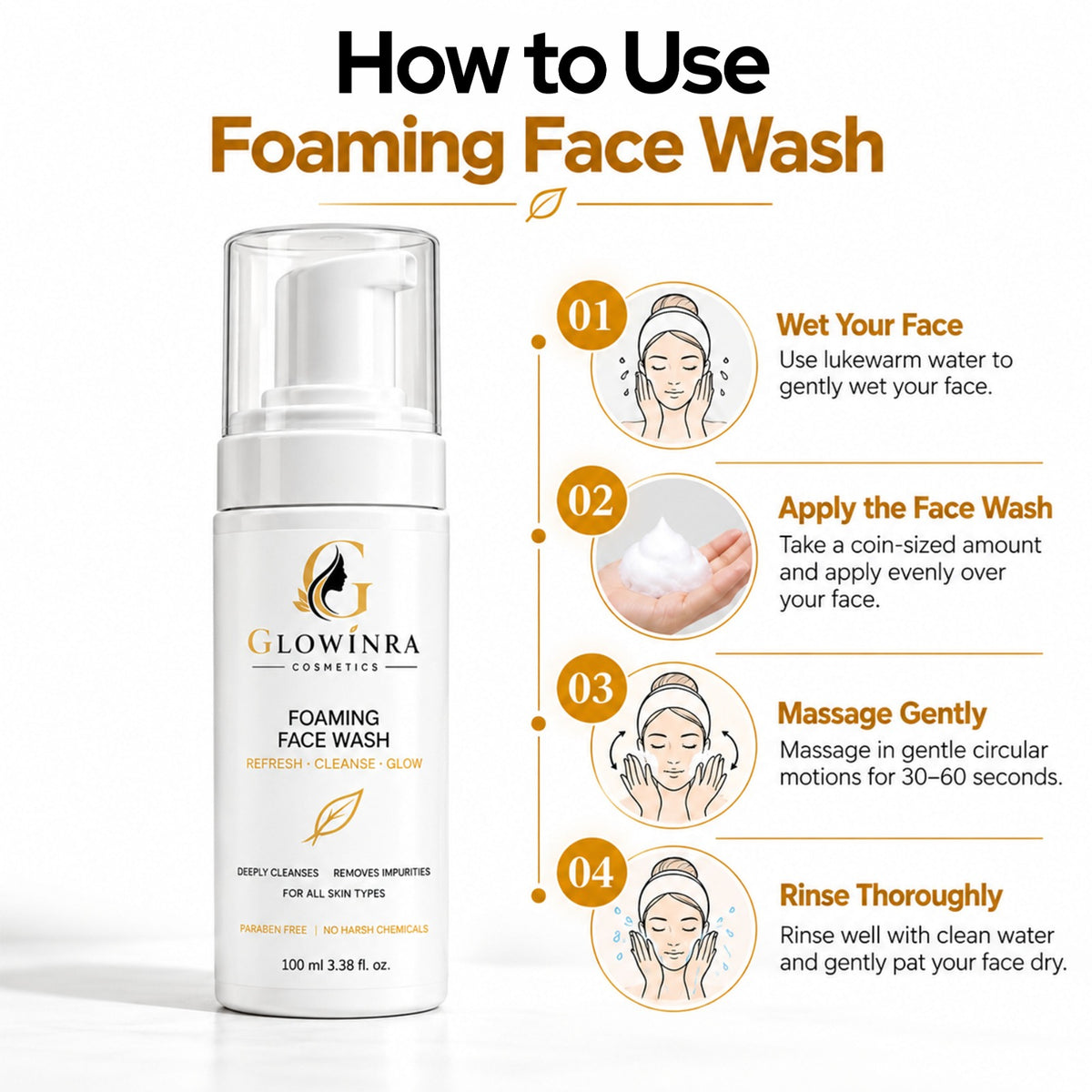 Acne Foaming Face Wash For Clearer Skin