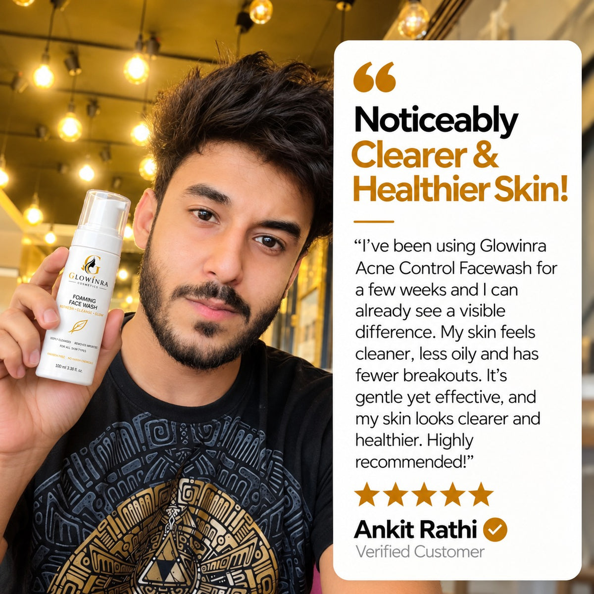 Acne Foaming Face Wash For Clearer Skin